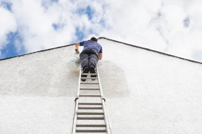 Peinture extérieure à Frasnay-Reugny — façades et ravalement